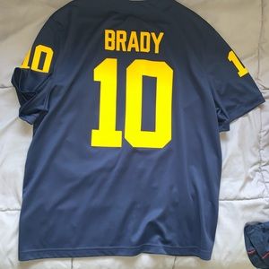 Men’s Tom Brady college jersey